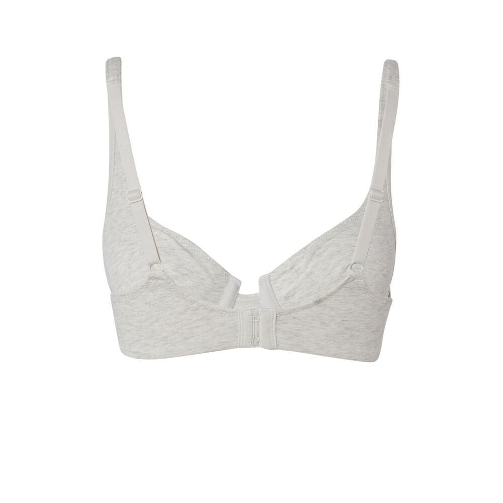 Soutien-gorge brassière à message wecare - écru ecru.