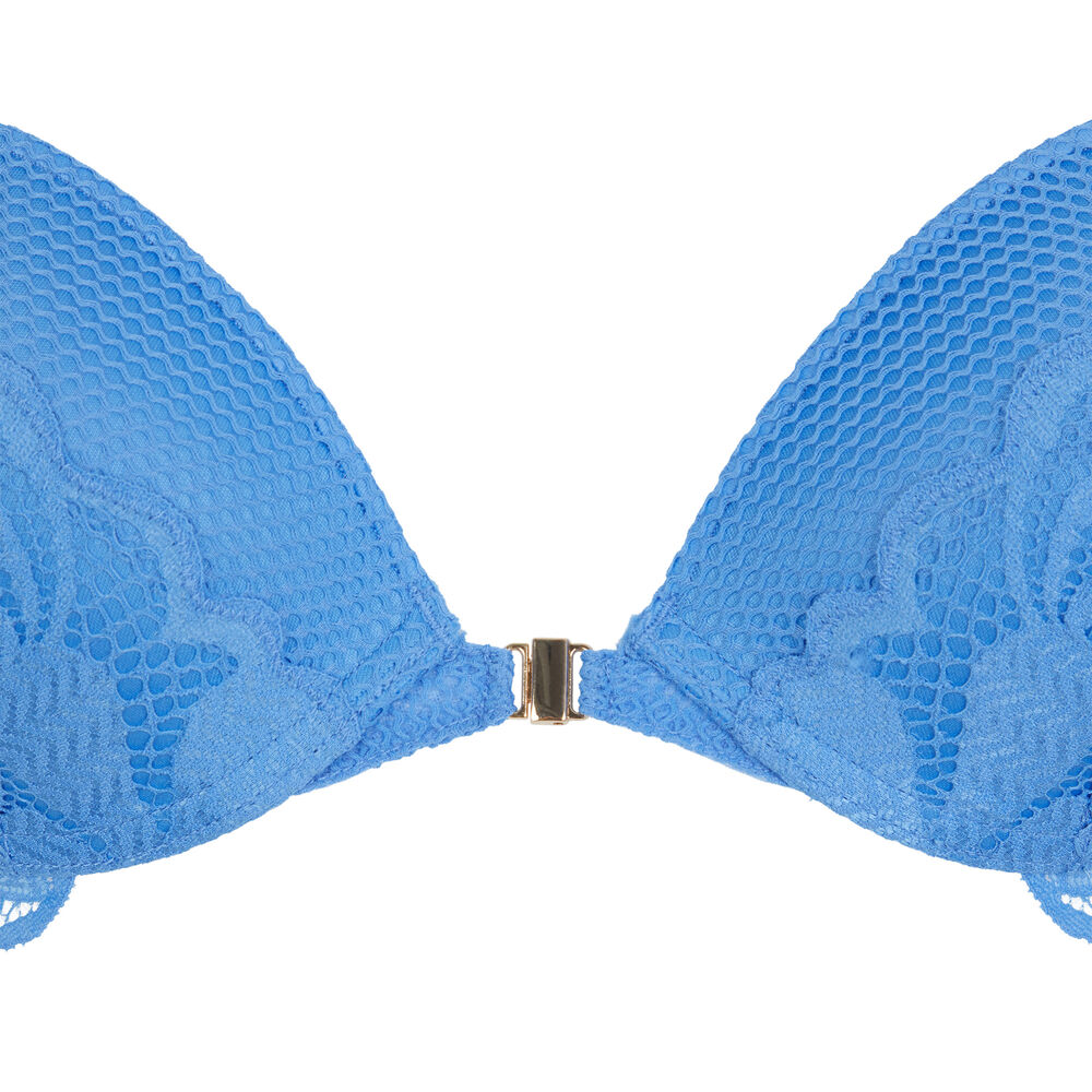 Soutien-gorge push en dentelle - bleu ciel bleu ciel.