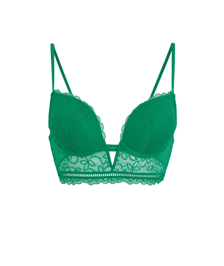 Soutien-gorge push vert émeraude sayiz vert.