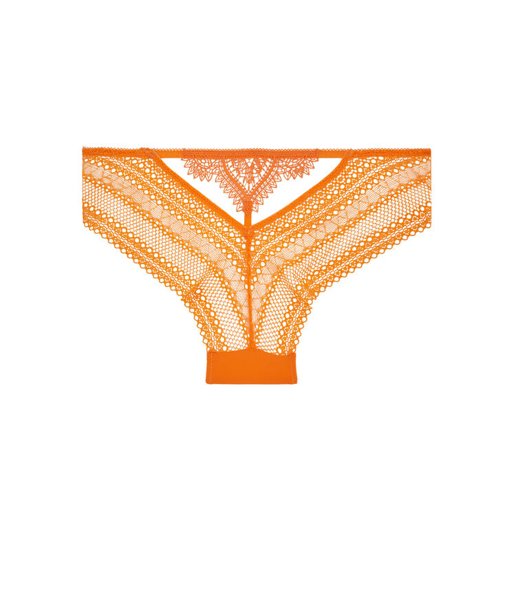 Shorty orange en micro effet tatouage tattoogirliz orange.