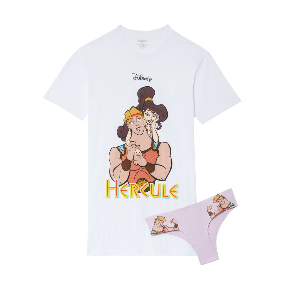 Set top et culotte hercule - blanc blanc.