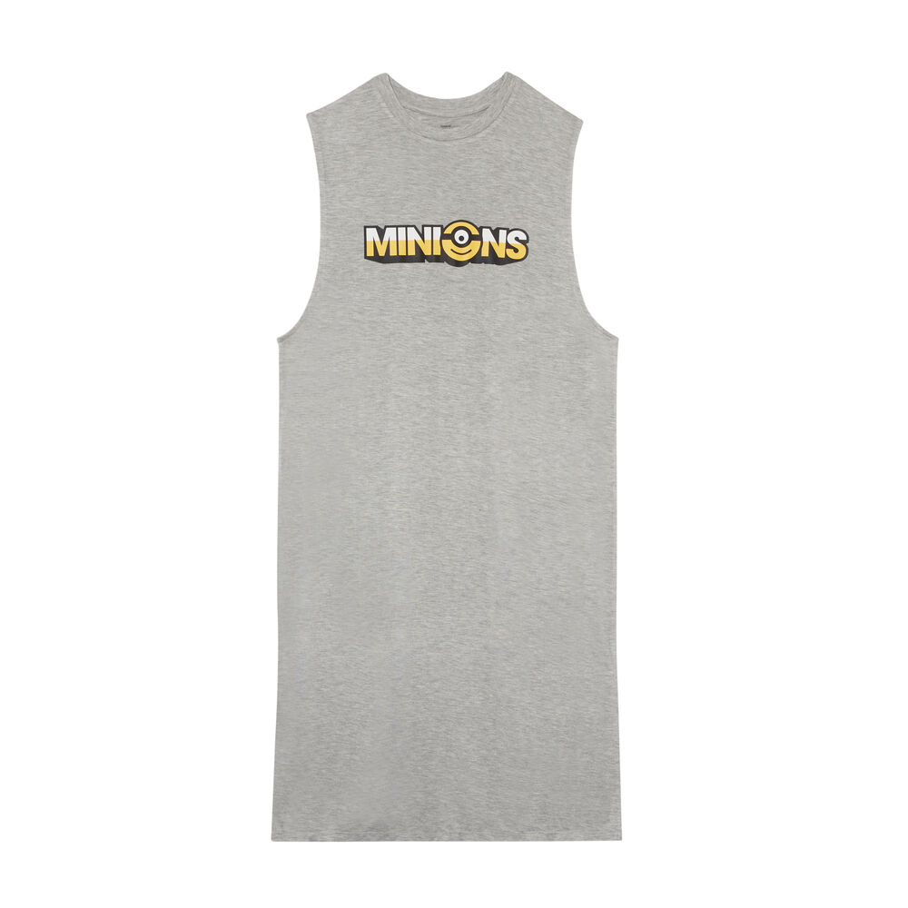 Robe à imprimé les minions - gris gris.
