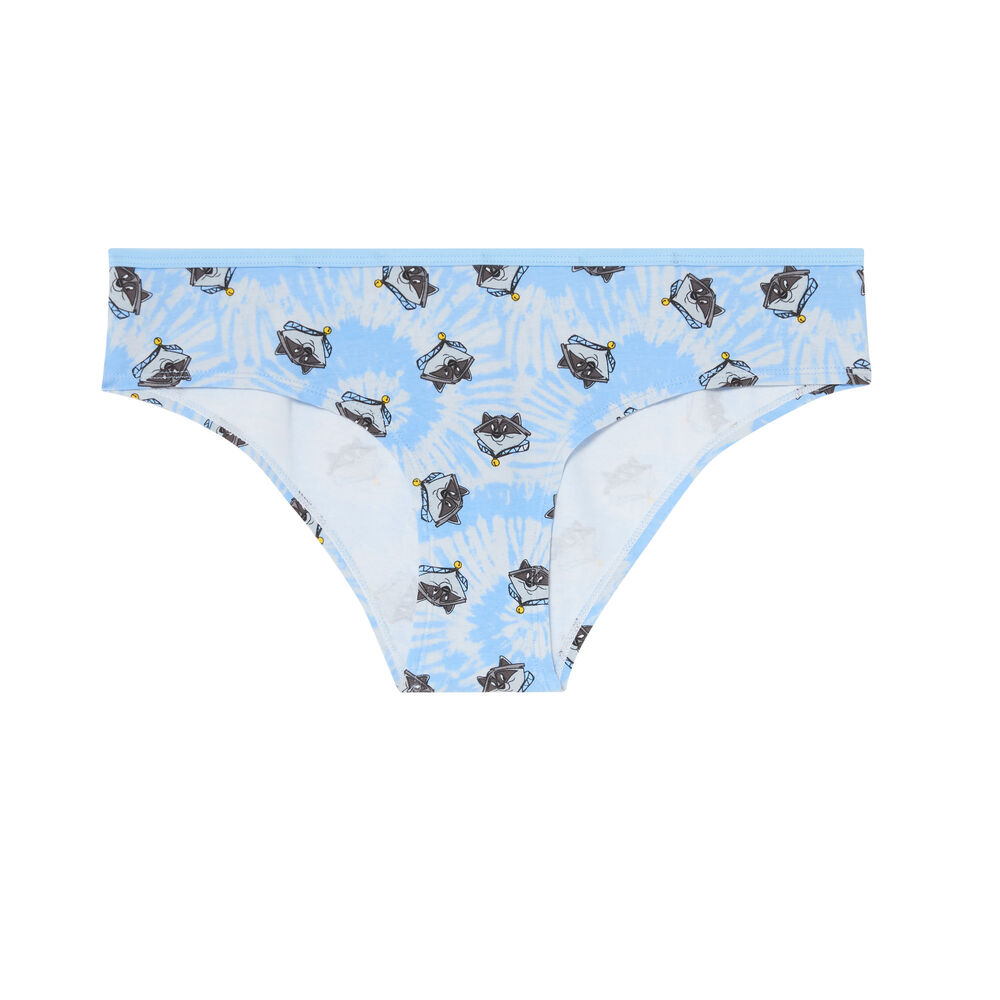 Shorty imprimé meeko- bleu bleu.