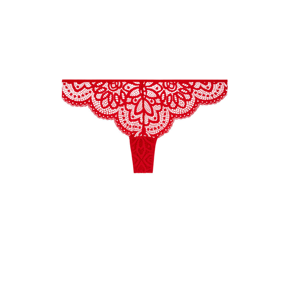 Tanga rouge precieusiz rouge.