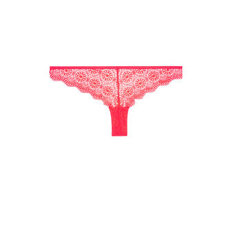 Tanga corail fluo totoiz rose.