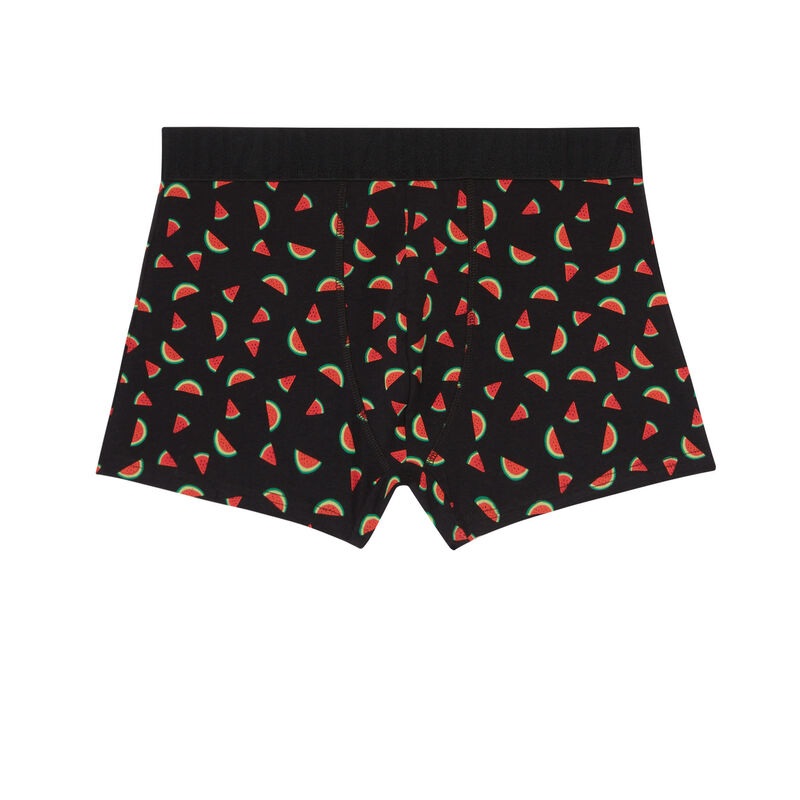 boxer à motifs pastèques - noir boxer à motifs pastèques - noir;