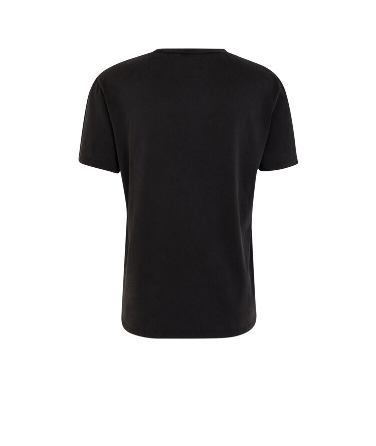 T-shirt à imprimé gunrosiz noir.