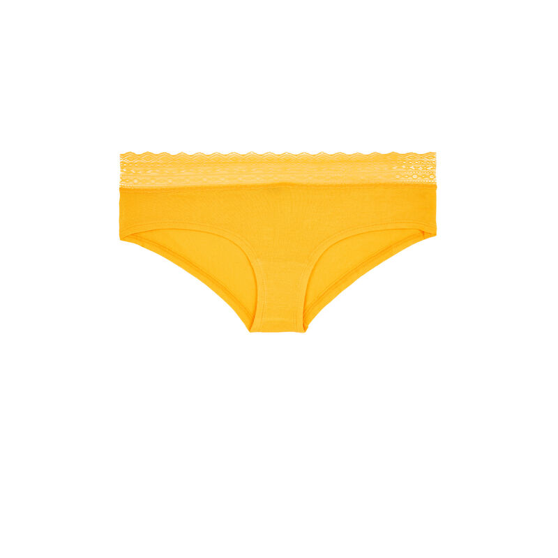 Shorty en coton uni waistiz Shorty en coton uni waistiz;