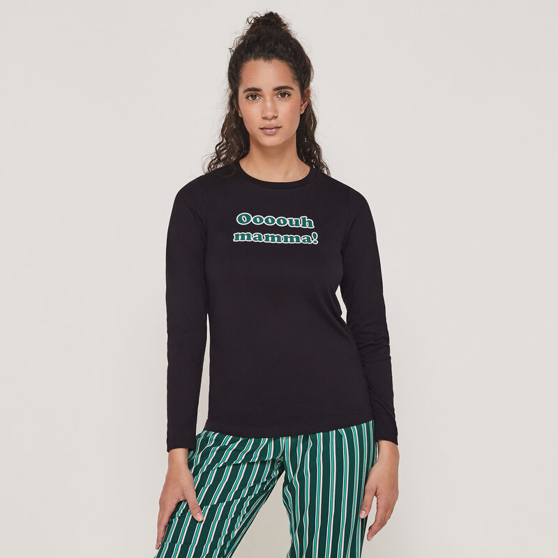 Set pyjama top + pantalon à message internewanniz Set pyjama top + pantalon à message internewanniz;