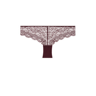 Shorty en dentelle everydayiz bordeaux.