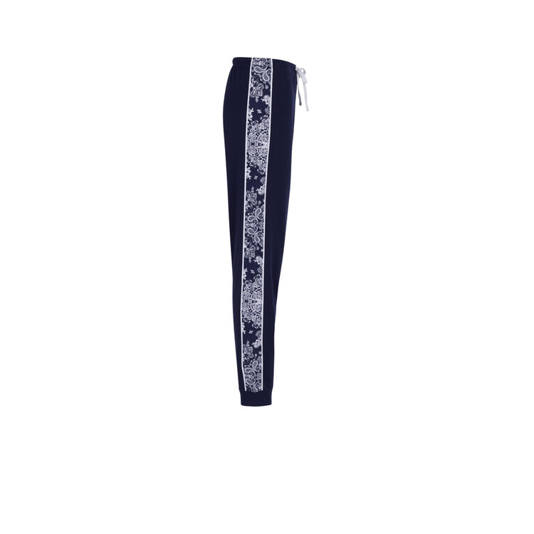 Pantalon bleu sidebandiz blue.