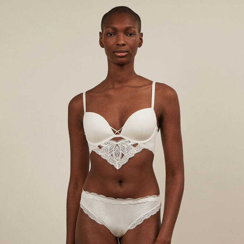 tanga micro et dentelle - blanc tanga micro et dentelle - blanc ;