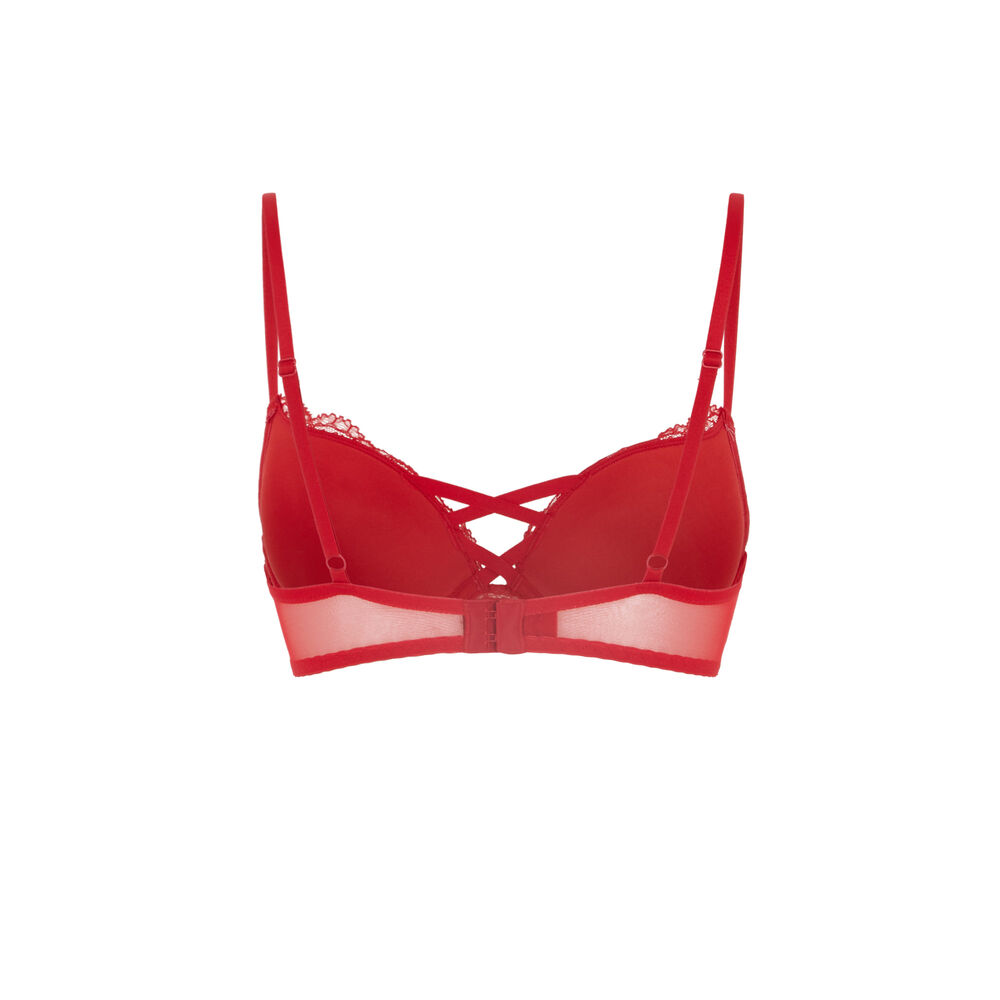 Soutien-gorge ultra push-up - rouge rouge.