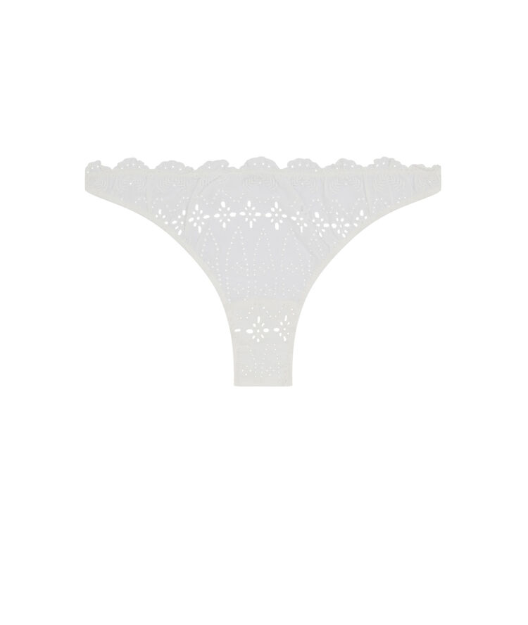 Culotte brodée - blanc blanc.