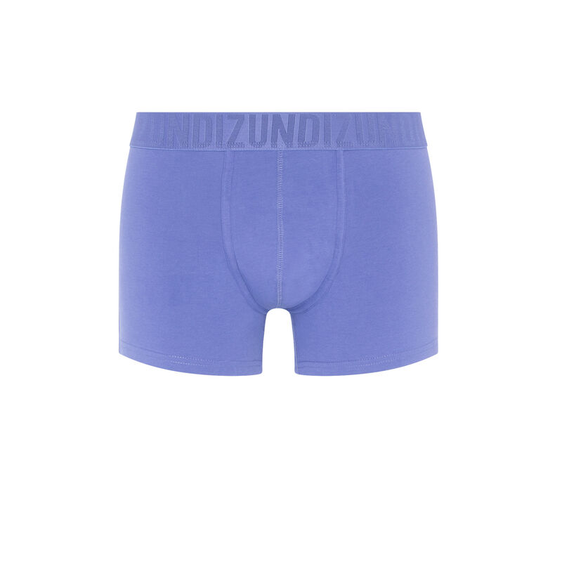 boxer en coton uni - bleu boxer en coton uni - bleu;