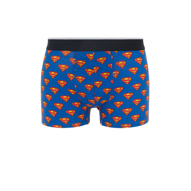 Boxer en coton licence superman hellomiz bleu.