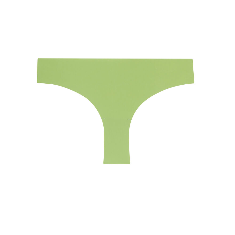 Culotte en micro et dentelle - vert vert.