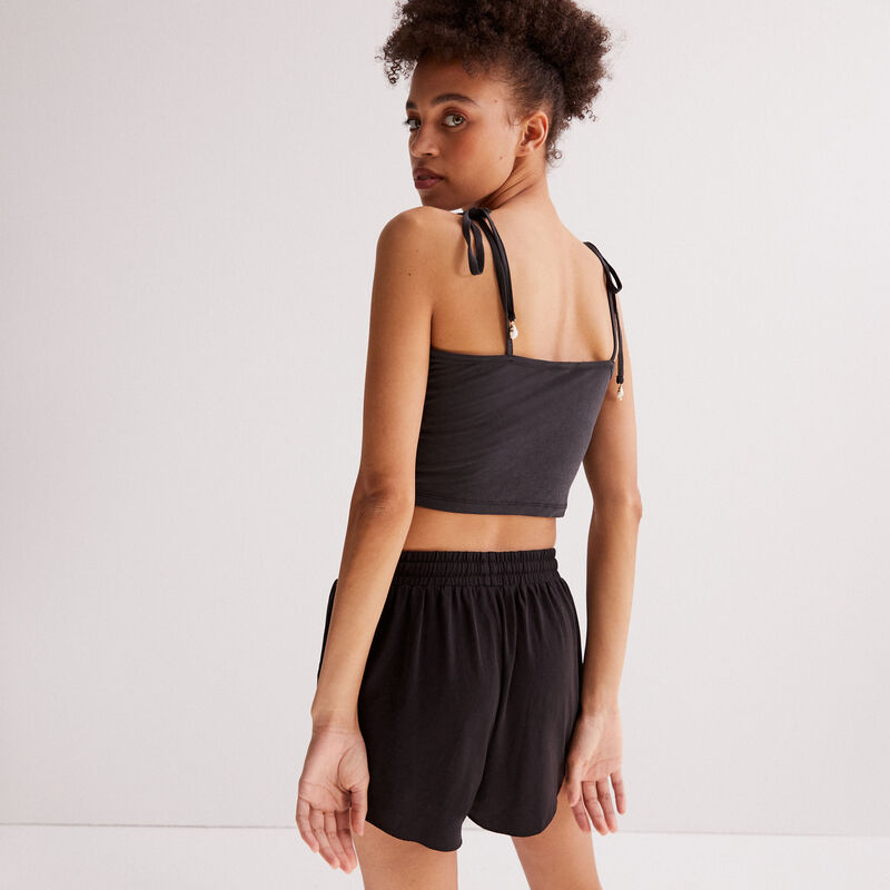 short fluide ouvert - noir short fluide ouvert - noir;