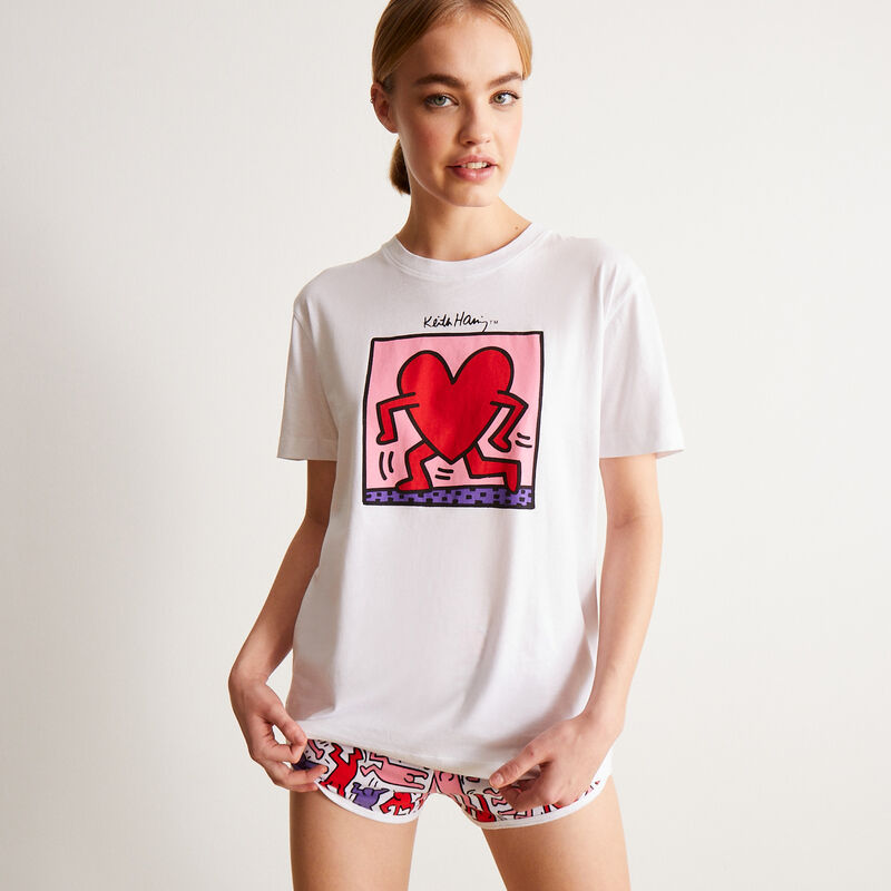 short à motifs - blanc short à motifs - blanc;