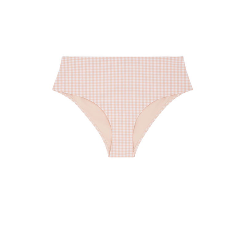 Bas de maillot de bain culotte taille haute - rose Bas de maillot de bain culotte taille haute - rose;