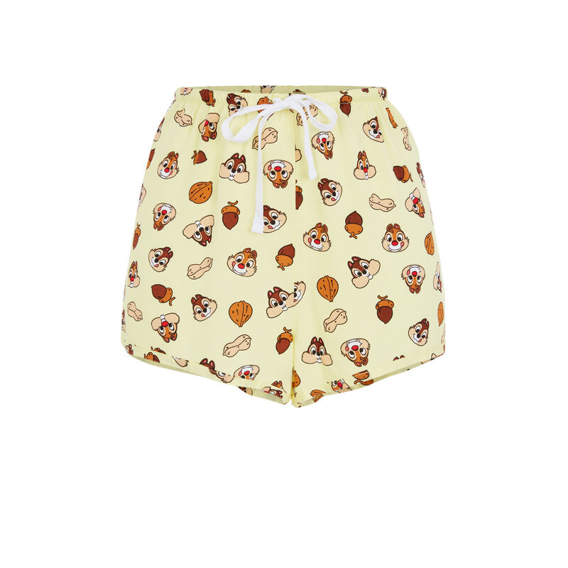 Short imprimé Tic et Tac - jaune Short imprimé Tic et Tac - jaune;