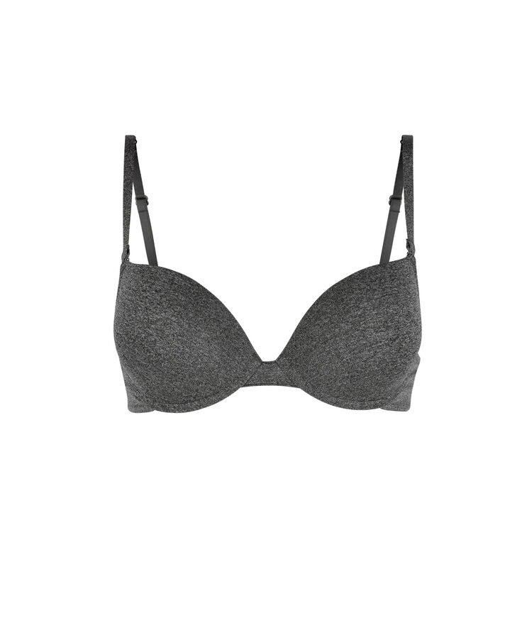 Soutien-gorge gel micro gris.