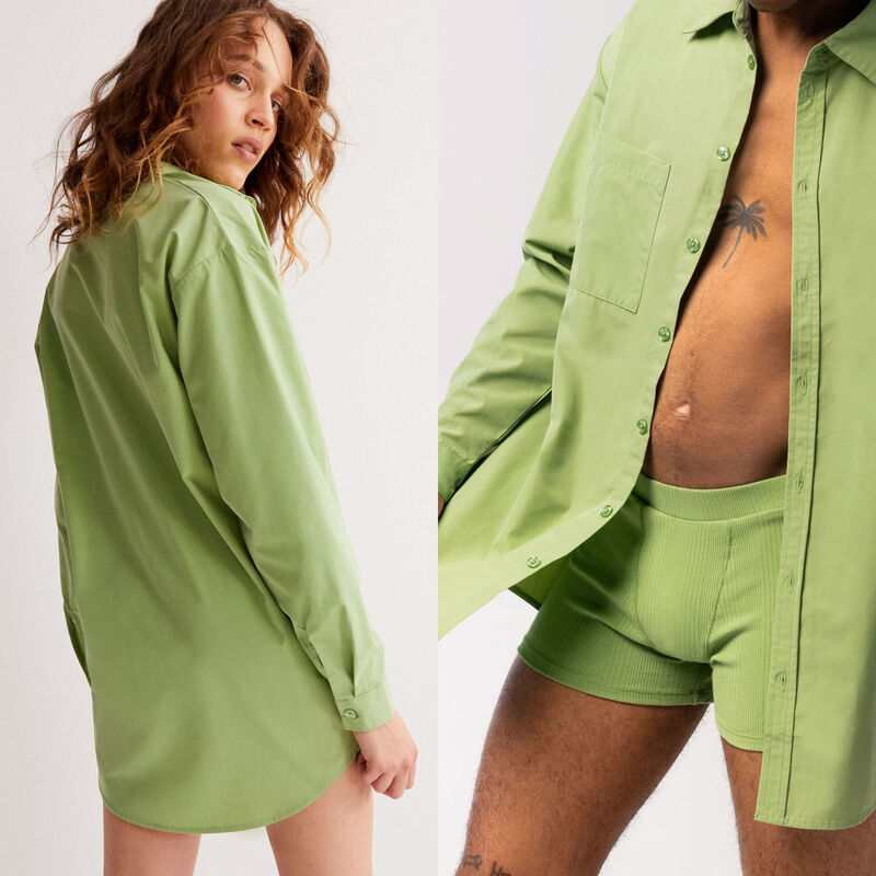 chemise unisexe - vert chemise unisexe - vert;