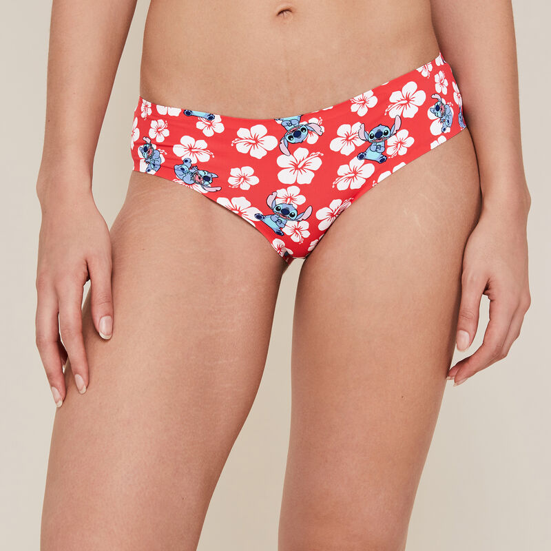 Shorty en micro imprimé stitch - rouge Shorty en micro imprimé stitch - rouge;