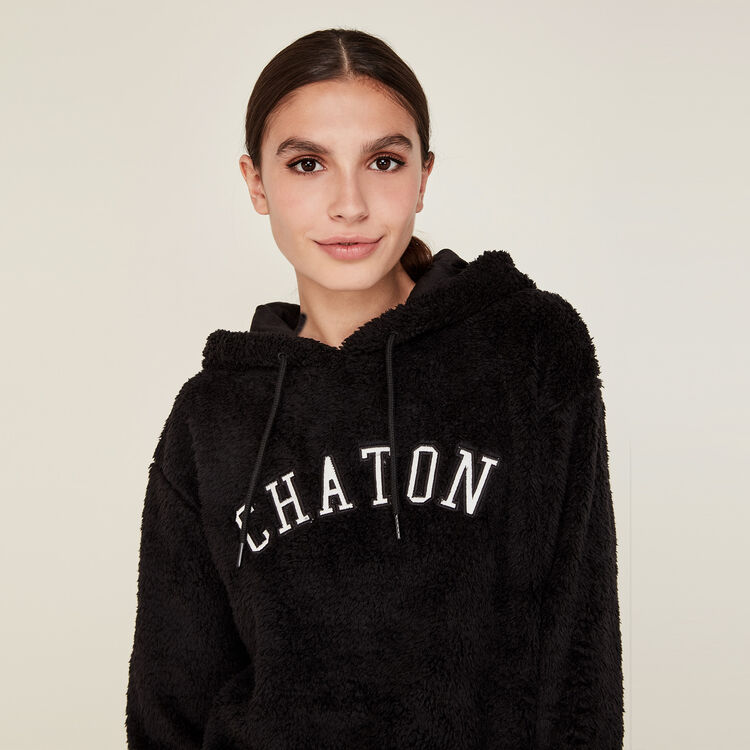 Sweat noir chatonixiz black.