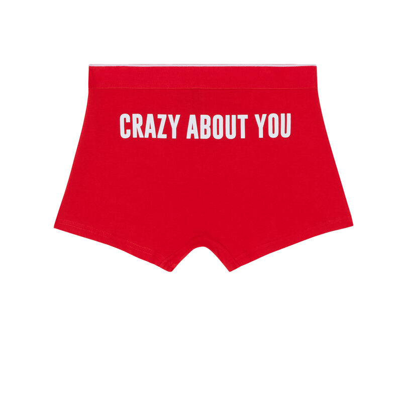 boxer crazy about you - rouge boxer crazy about you - rouge;