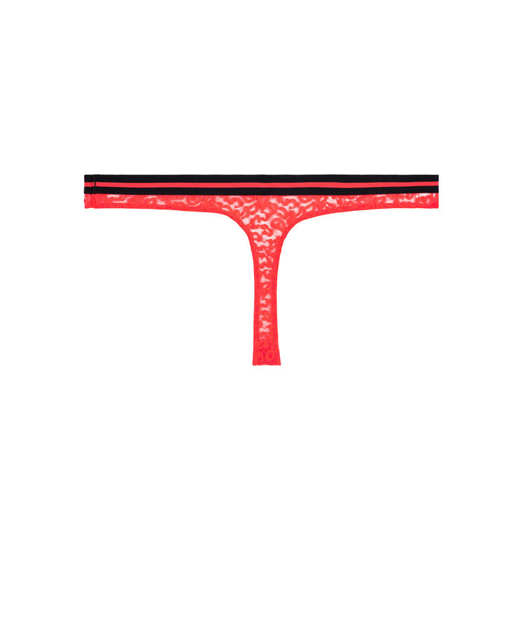 String corail fluo secretiz leopiz rose.