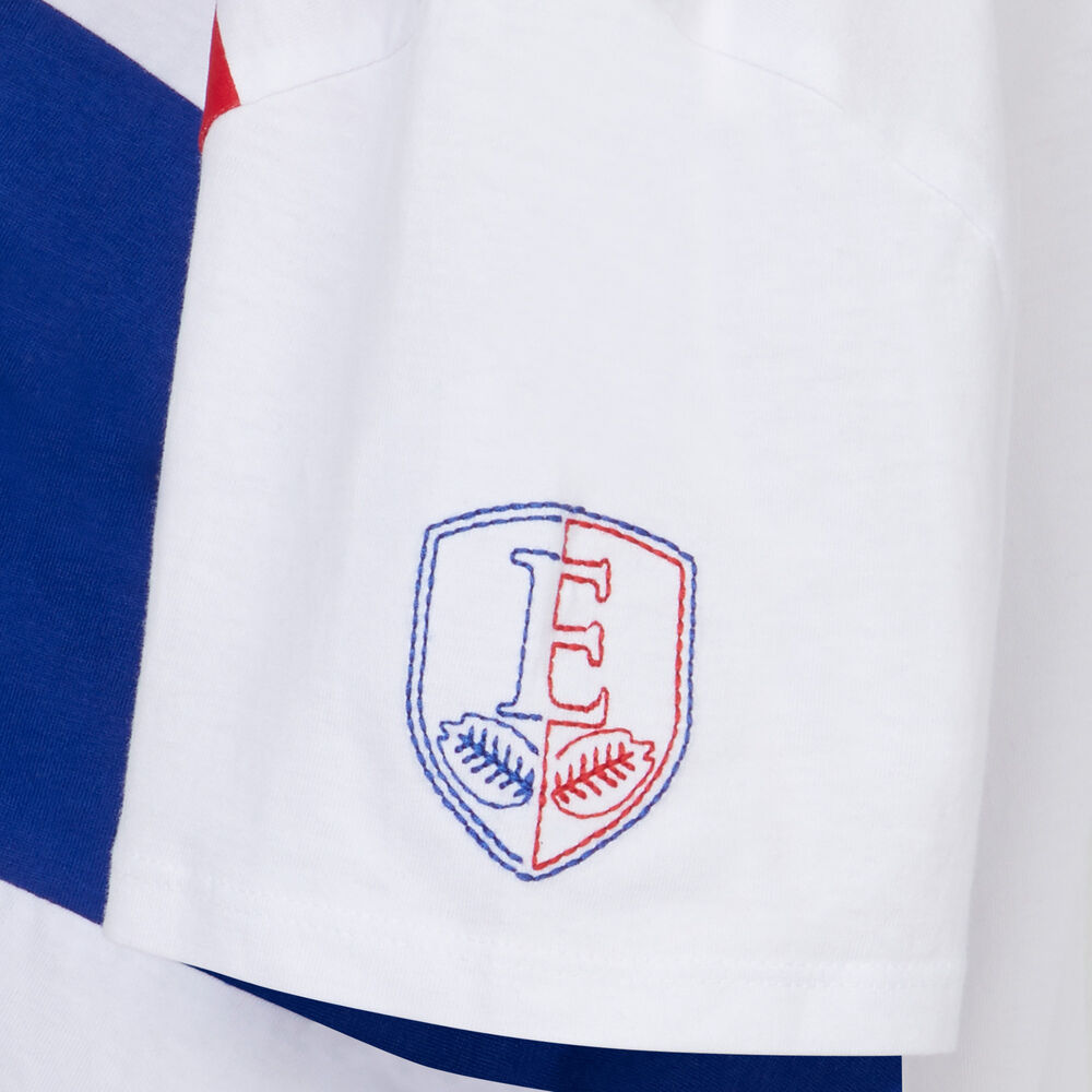 Tee-shirt elite à rayures - blanc blanc.