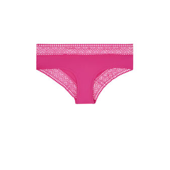 Shorty micro/dentelle peachiliz fushia.