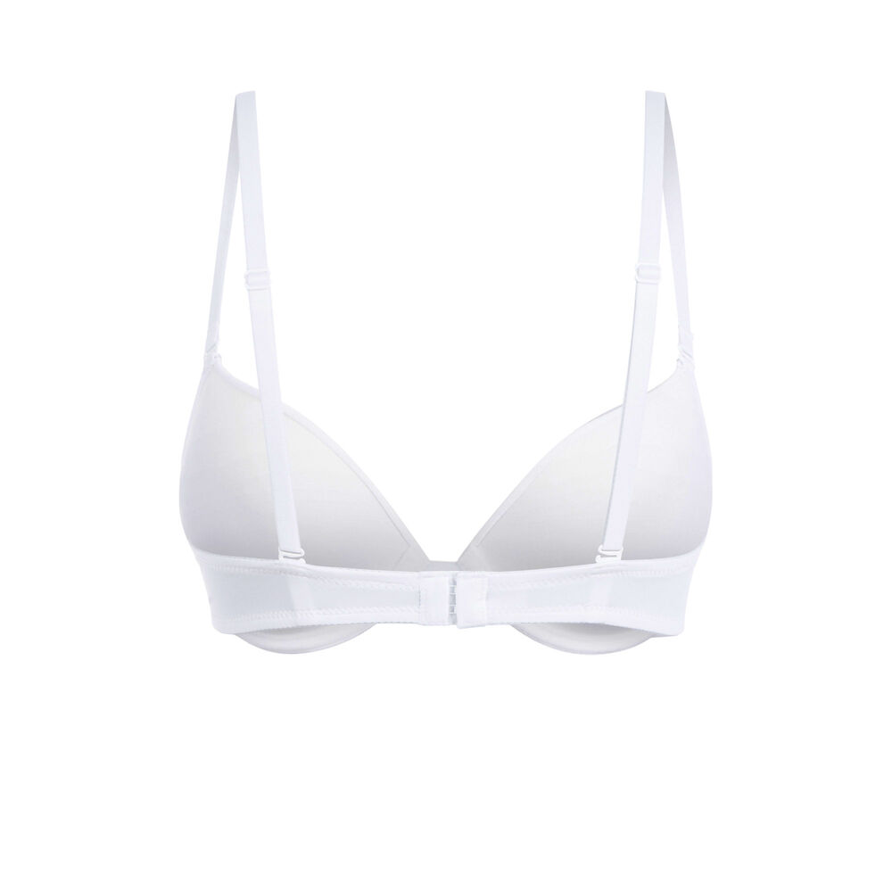 Soutien-gorge gel micro - blanc blanc.