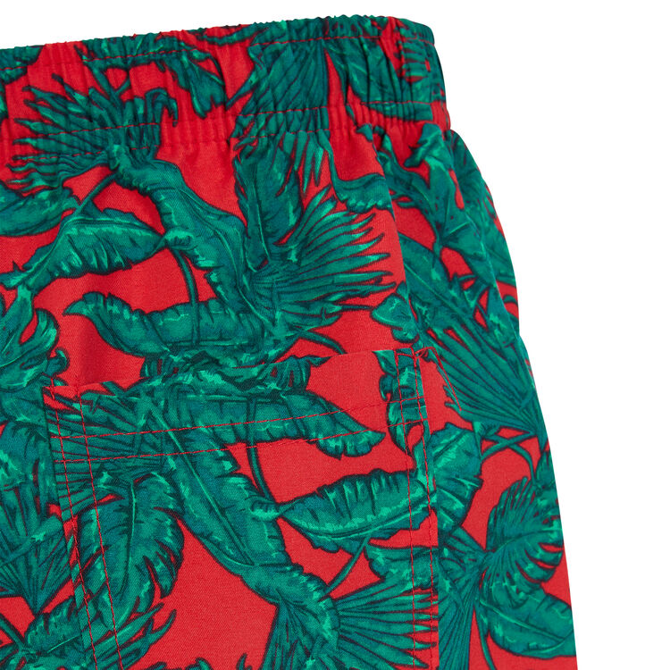 Short de bain rouge bofeuilliz Short de bain rouge bofeuilliz;