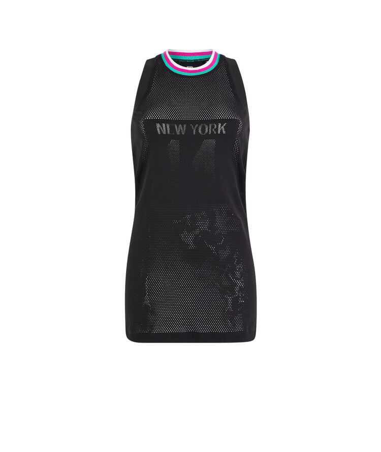 Top de sport sans manches polasportiz noir.