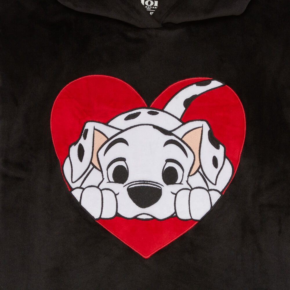 Sweat polaire les 101 dalmatiens - noir noir.
