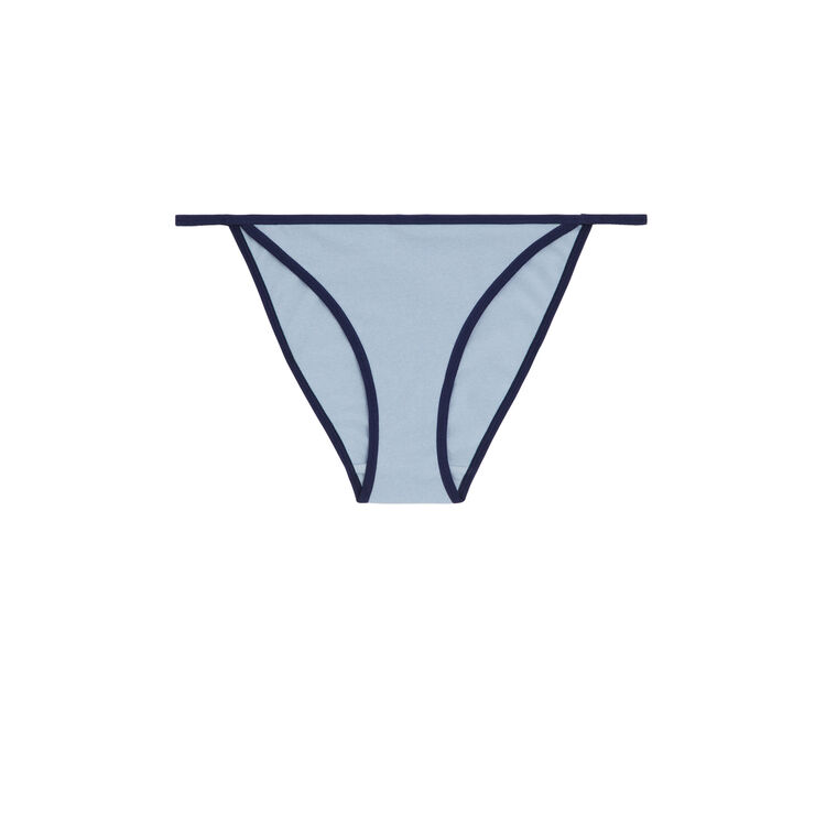 Slip bleu microchiniz bleu.