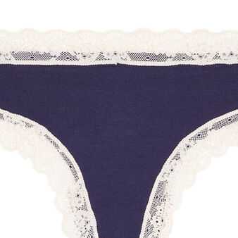 Shorty en coton uni new skinny bleu marine.