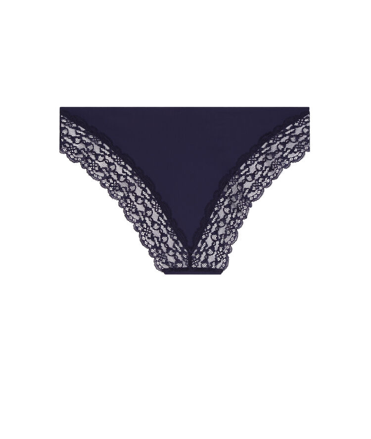 Culotte en micro shomiz bleu.