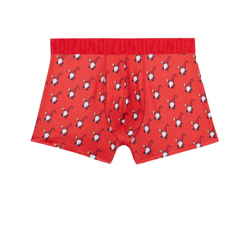Boxer imprim&eacute; lutins - rouge  rouge.