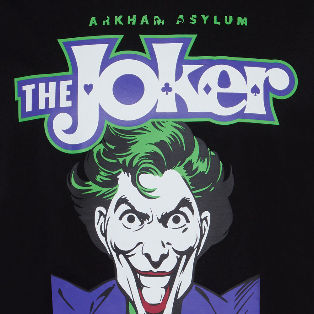 Top à imprimé joker - noir noir.