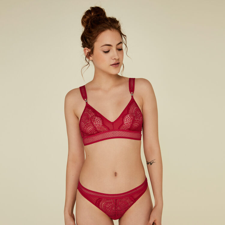 Soutien-gorge triangle selfloviz pink.