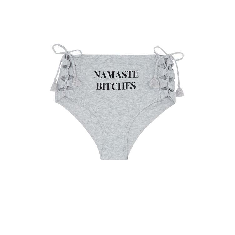 Culotte taille haute grise namastiniz Culotte taille haute grise namastiniz;