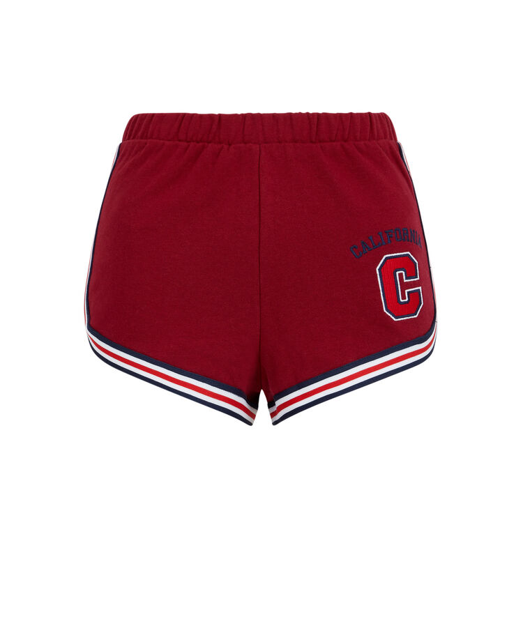 Short message brodé californiz bordeaux.