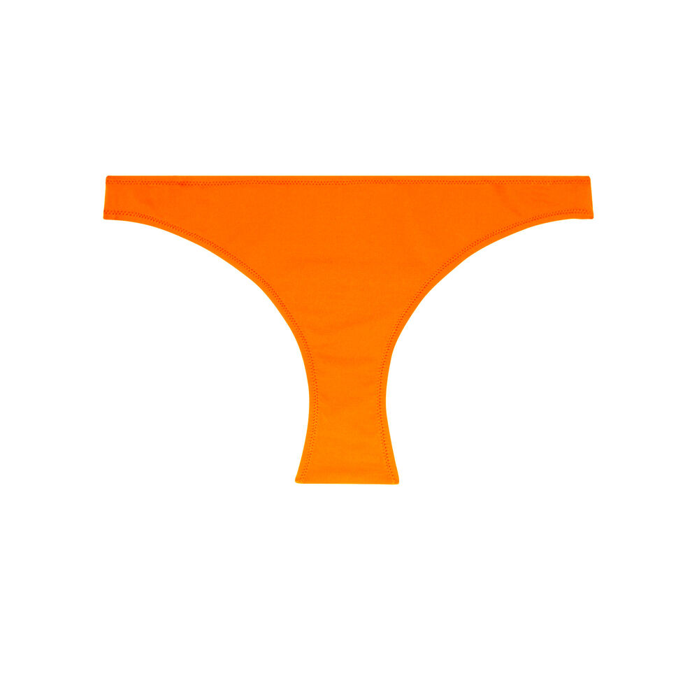 Bas de maillot de bain culotte orange orange.