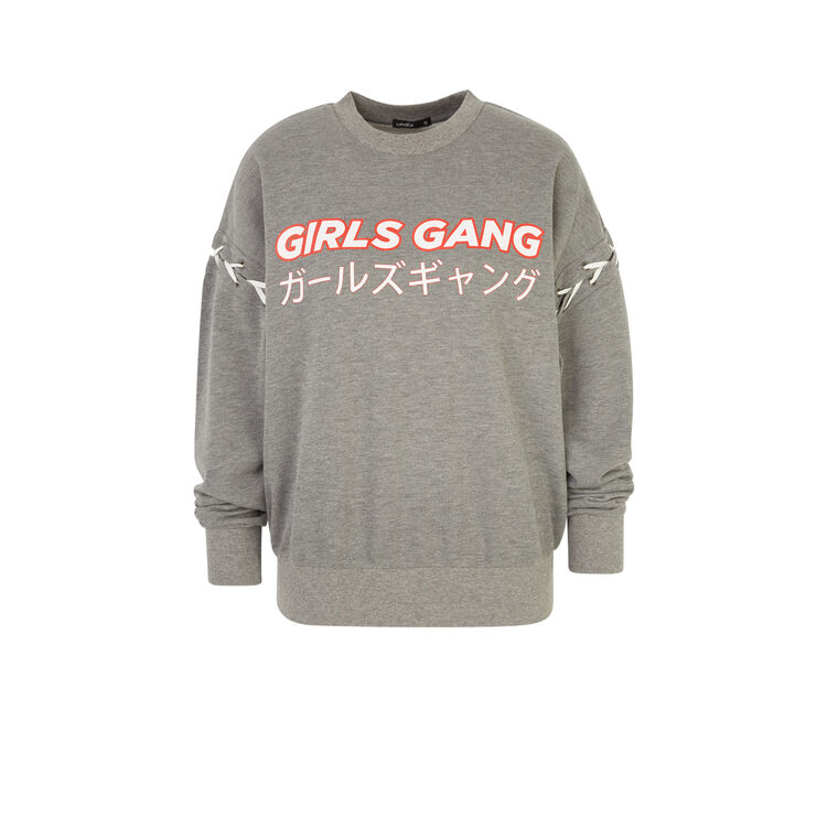 Sweat gris girlgiz Sweat gris girlgiz;