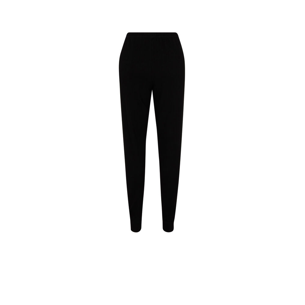 Pantalon en maille - noir noir.