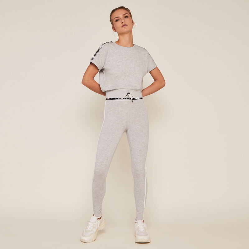 Legging uni en jersey - gris Legging uni en jersey - gris;