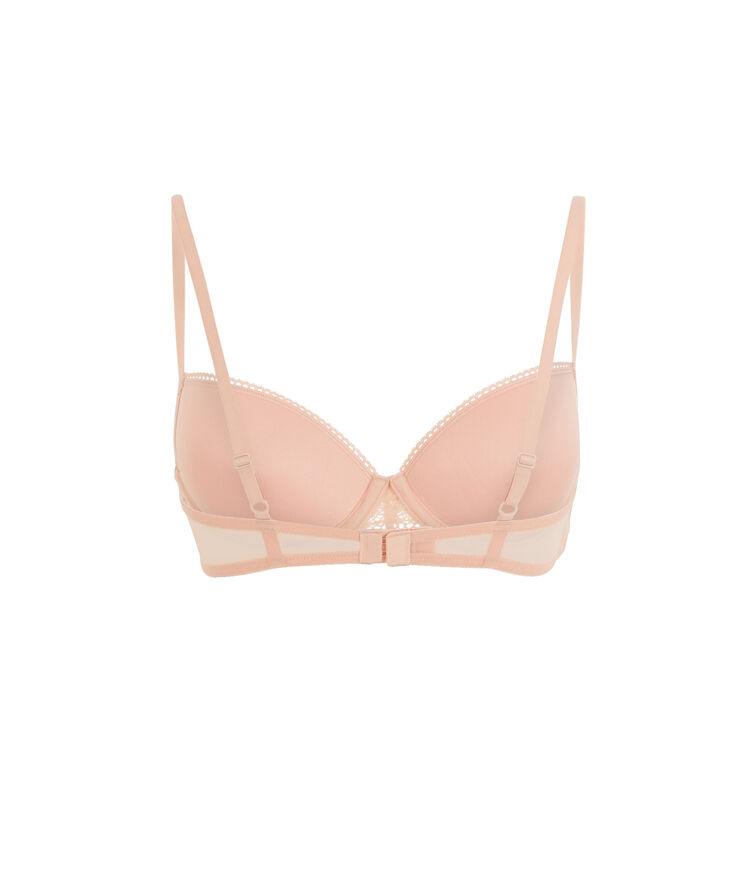 Soutien-gorge ampli revoltiz rose poudré.